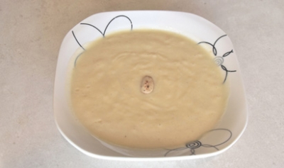 Crema fría de coliflor